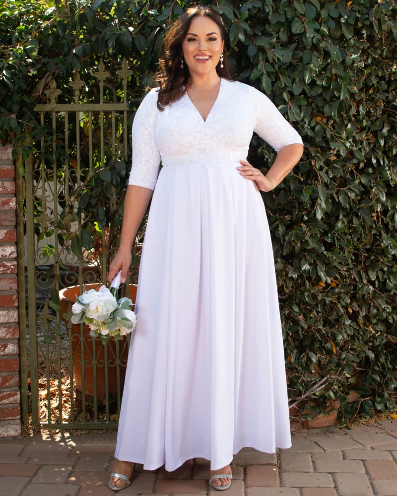 Kiyonna plus size wedding dresses top